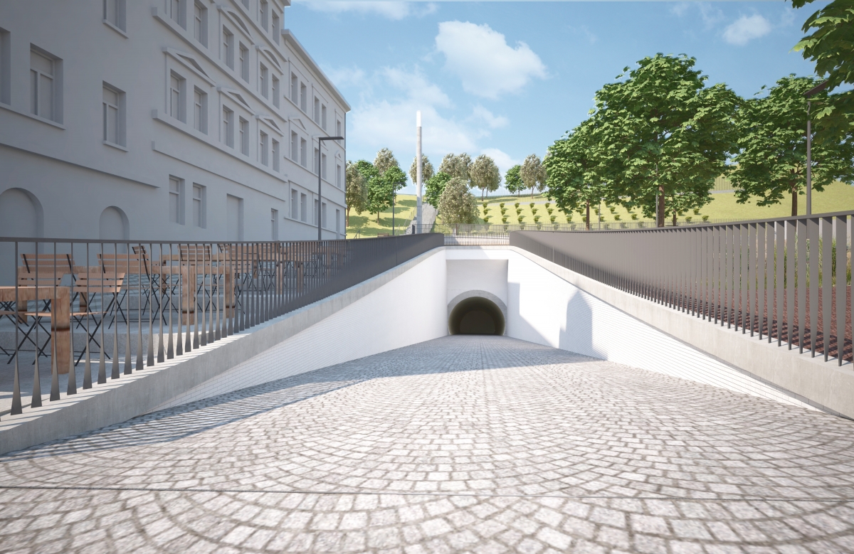 Otevřená soutěž na výtvarné dílo na vyústění Žižkovského tunelu na Tachovské náměstí